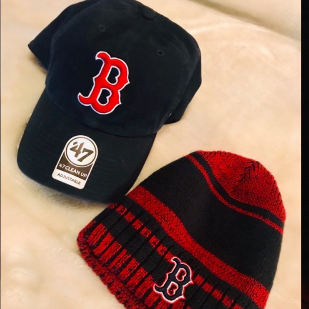 🌵⚾️NWT Boston Red Sox cap and beanie set⚾️